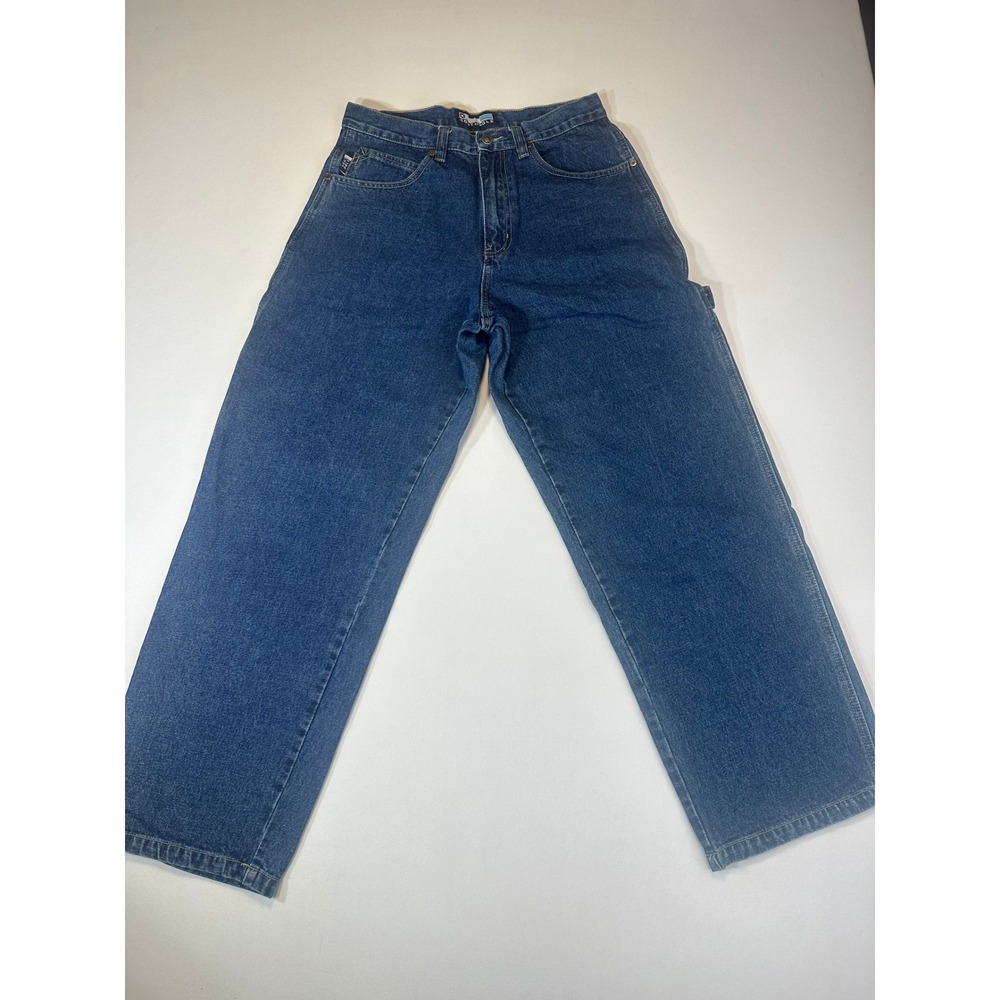 Vintage Southpole Mens Baggy Carpenter Jeans 32x30 Blue Denim Relaxed Fit Y2K